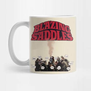 Blazing Saddles Campfire Fart Scene Mug